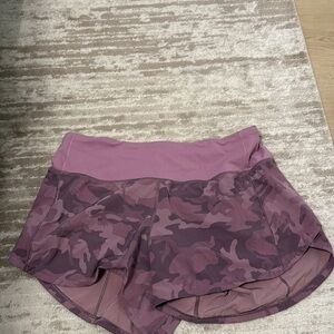 Lululemon Athletica Purple Athletic Shorts Lightweight Design